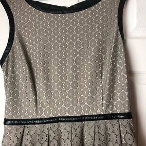 Fit and Flare Eyelet dress